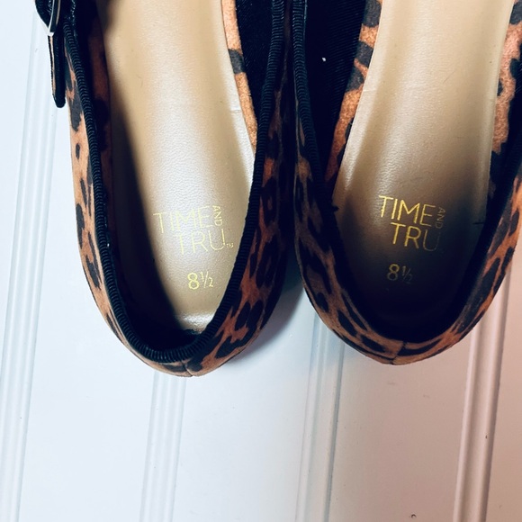 Time and Tru Women’s Size 8.5 Leopard Print Flats NWT - Picture 8 of 10